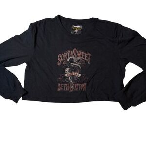 Wrangler Yellowstone‎ Sorta Sweet Sorta Beth Dutton Crop Top Long Sleeve Size S